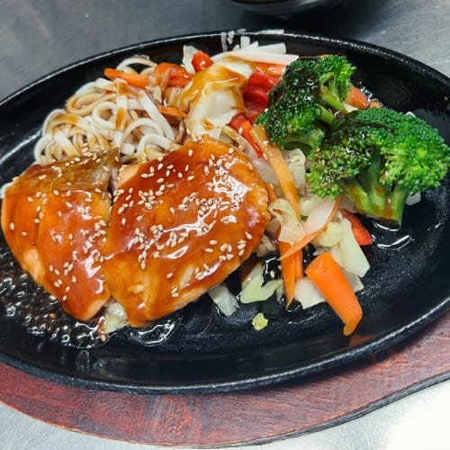 Salmon Teriyaki.