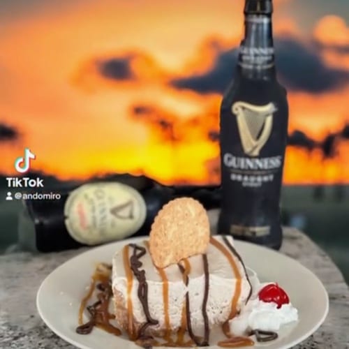 Guinness Cheesecake.