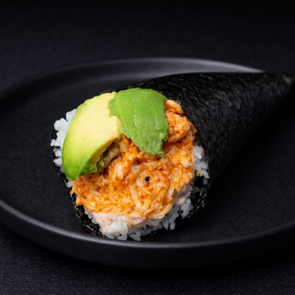 Spicy Cali Hand Roll.