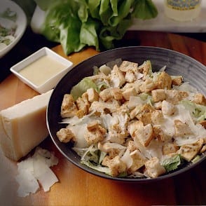 Grilled Chicken Caeser Salad.