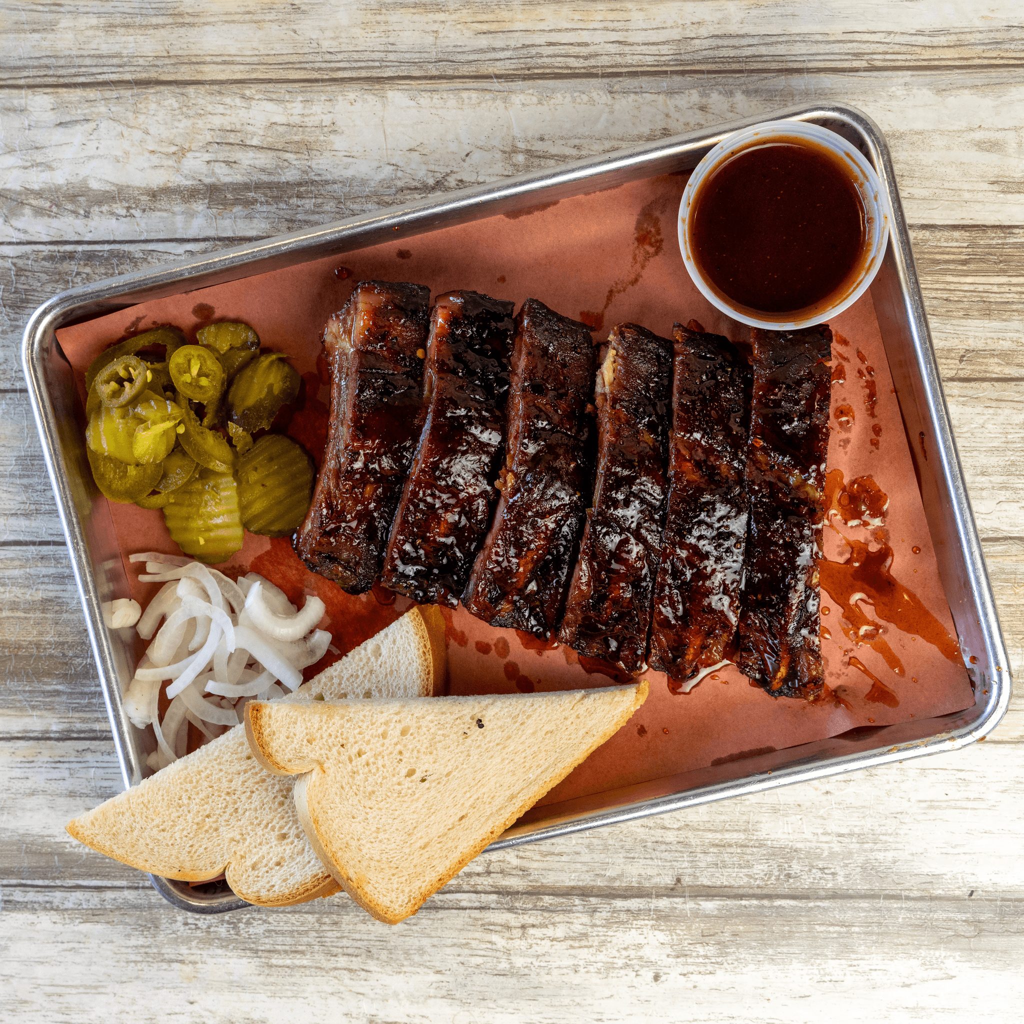Half Rack Baby Backs.