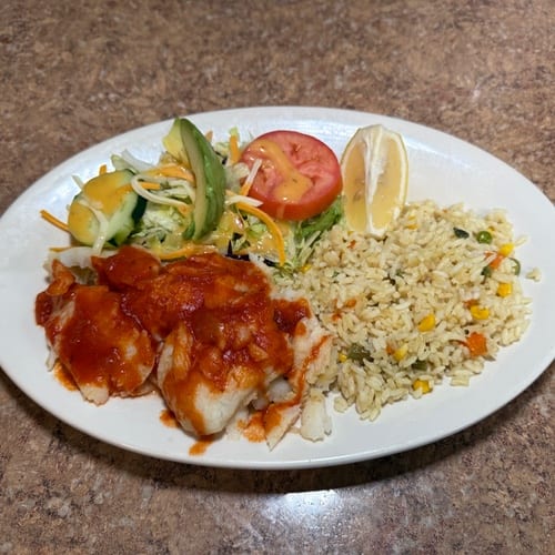 Pescado a La Veracruzana.