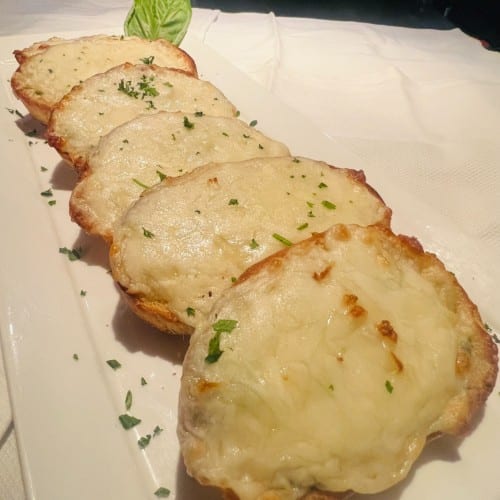 Garlic Bread and Cheese.