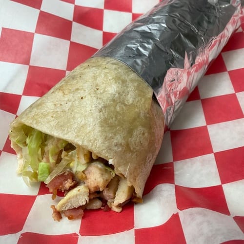 Chicken Bacon Ranch Wrap.