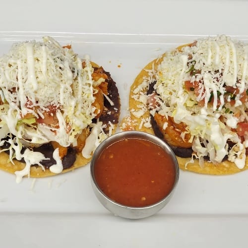 #22 Tostadas De Camaron.