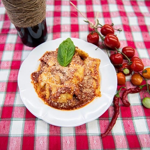 Ravioli Family Tray.