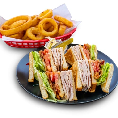 Roast Turkey and Bacon Sandwich.