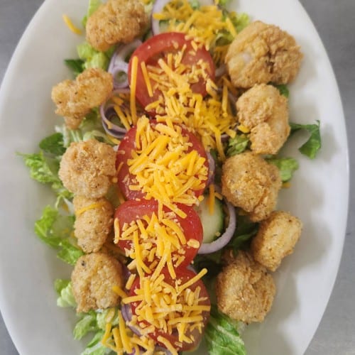 Entree Shrimp House Salad.