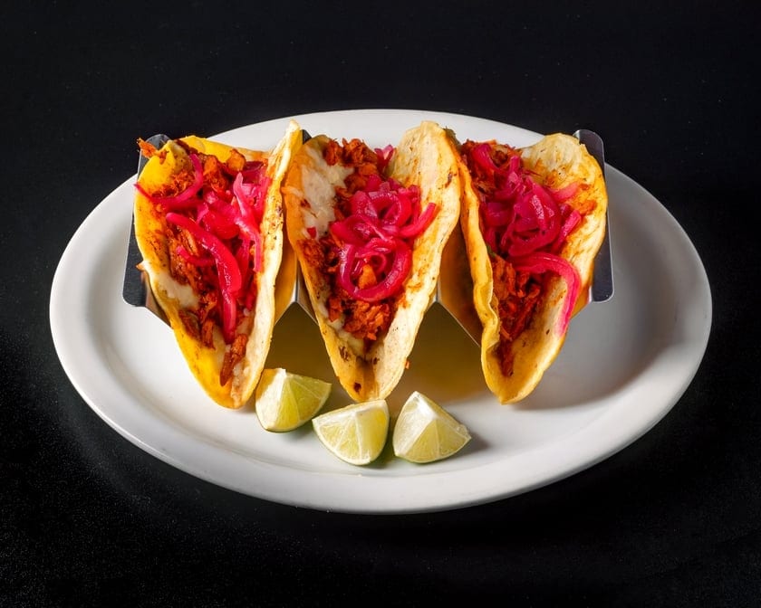 Tacos De Cochinita Pibil Tatemada.