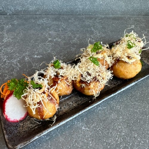 Takoyaki.