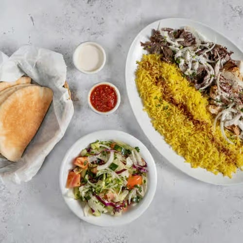 Shawarma Combo Platter.