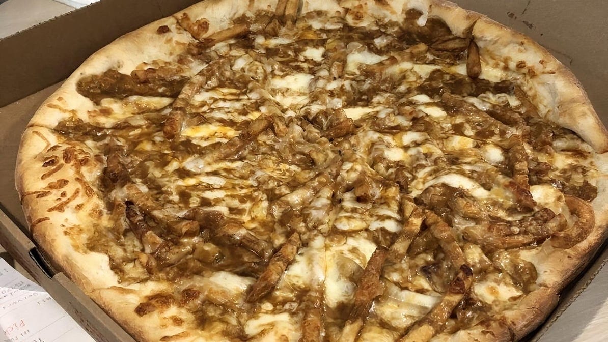 Disco Fries Pizza.