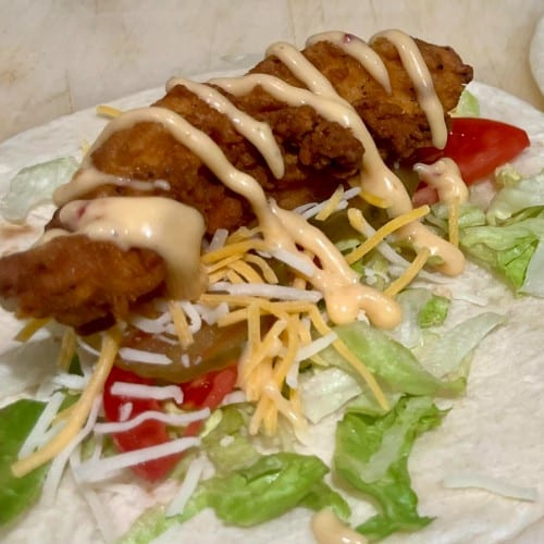 Chubba Snack Wrap Meal.