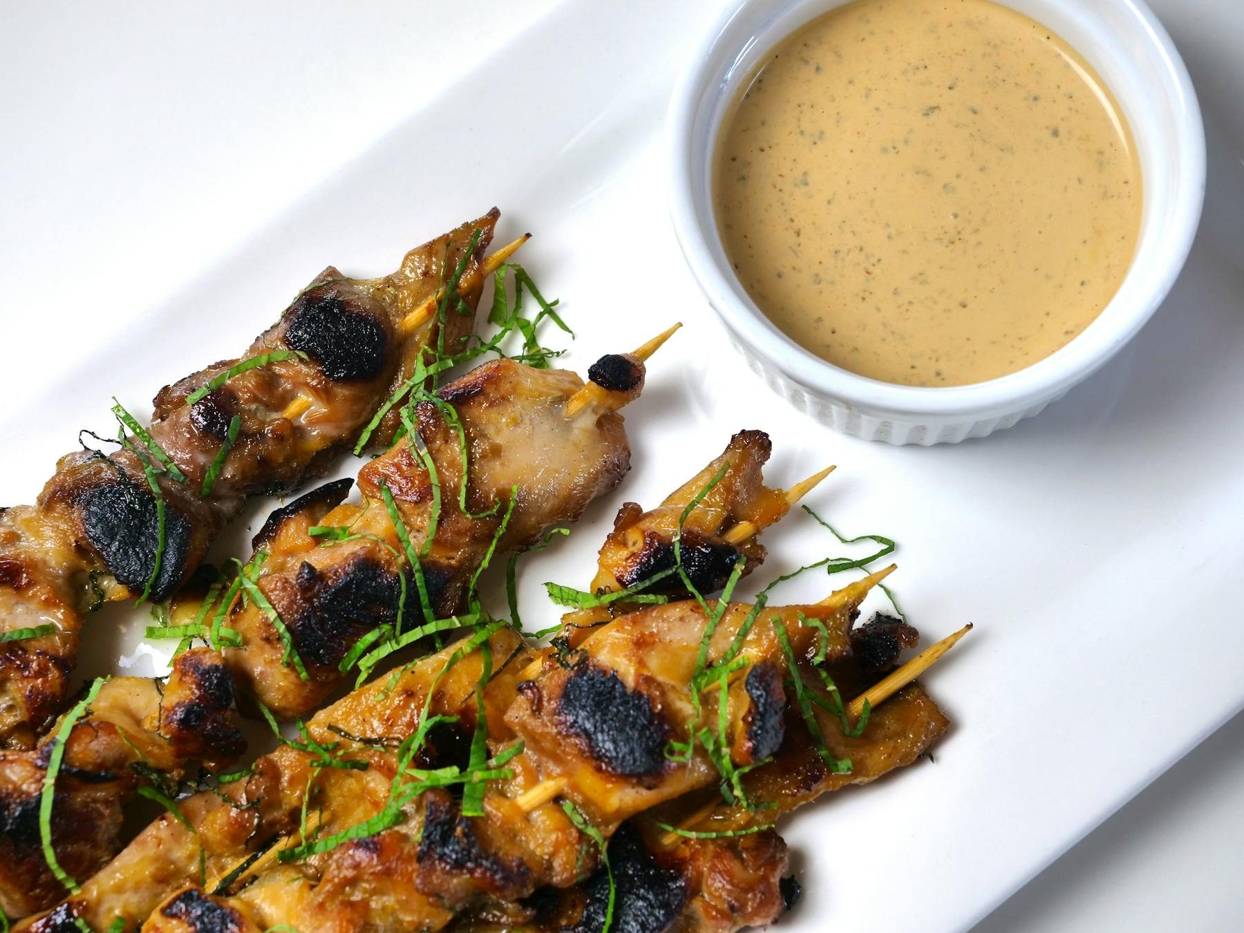 Chicken Skewers.