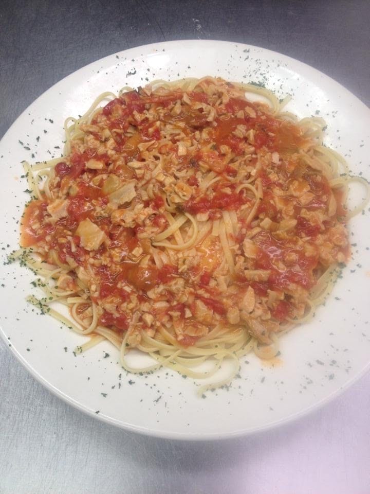 Linguine with Clam Sauce.
