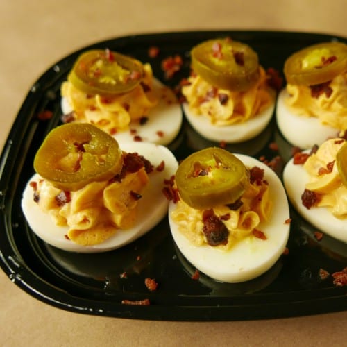 Bacon Devil Eggs.