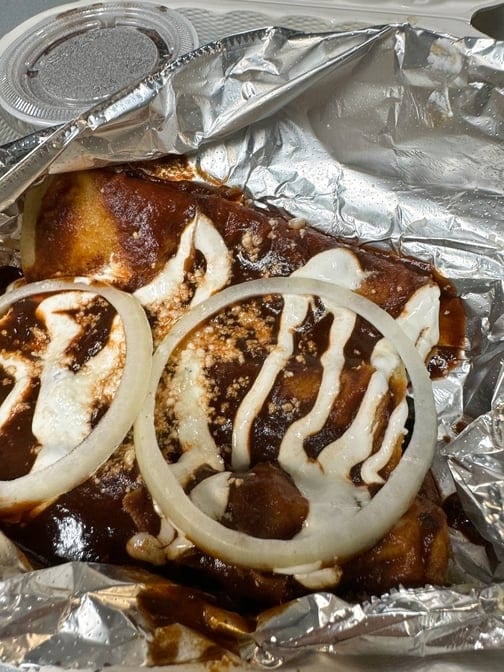Enchiladas Tomato Sauce Lunch.