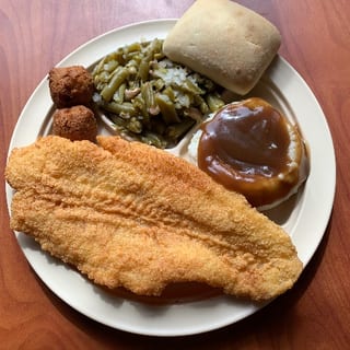 Catfish Filet Plate Lunch