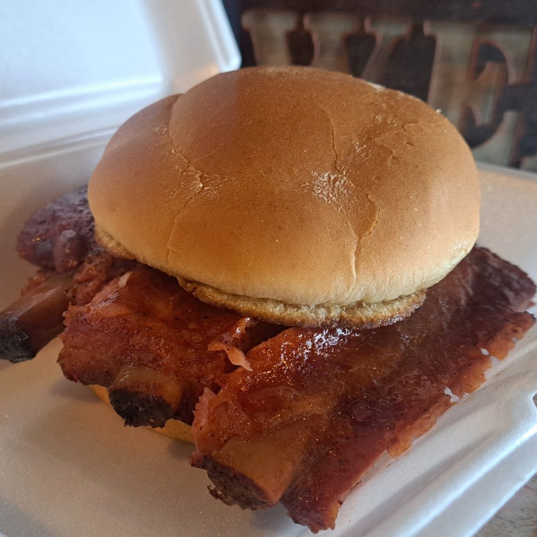 Rib Sandwich.
