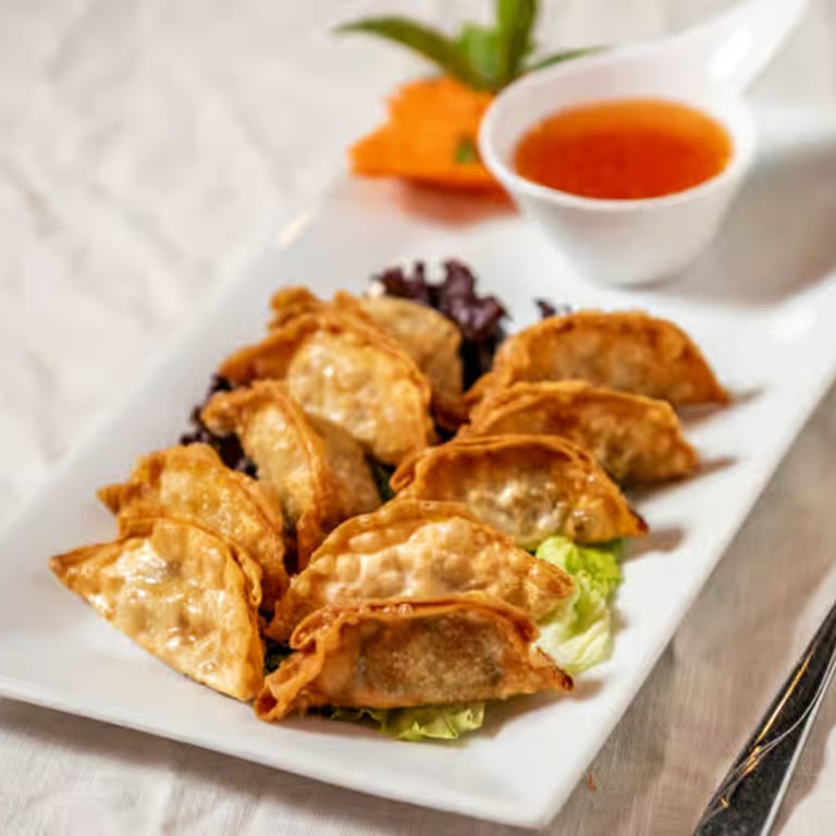 Crispy Goodness, Veggie Style Dumplings