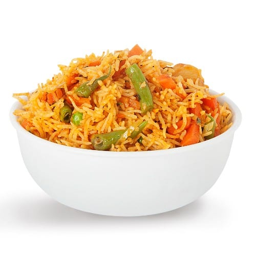 Vegetable Biryani.