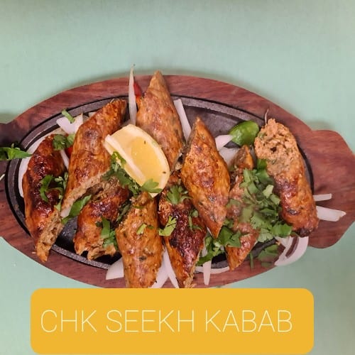 Chicken Seekh Kabab.