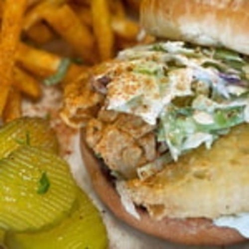 Lake Perch Sandwich.