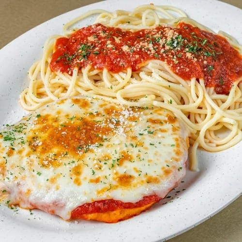 Chicken Parmigiana.