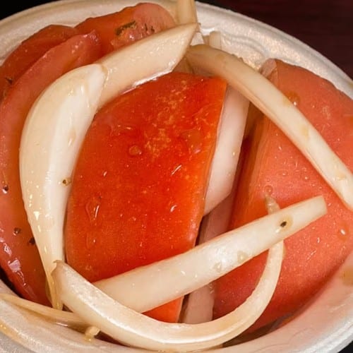 Seasoned Balsamic Tomatoes.