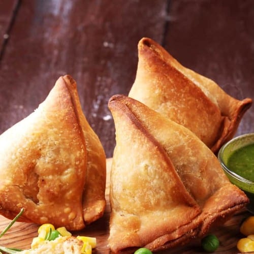 Vegetable Samosa.