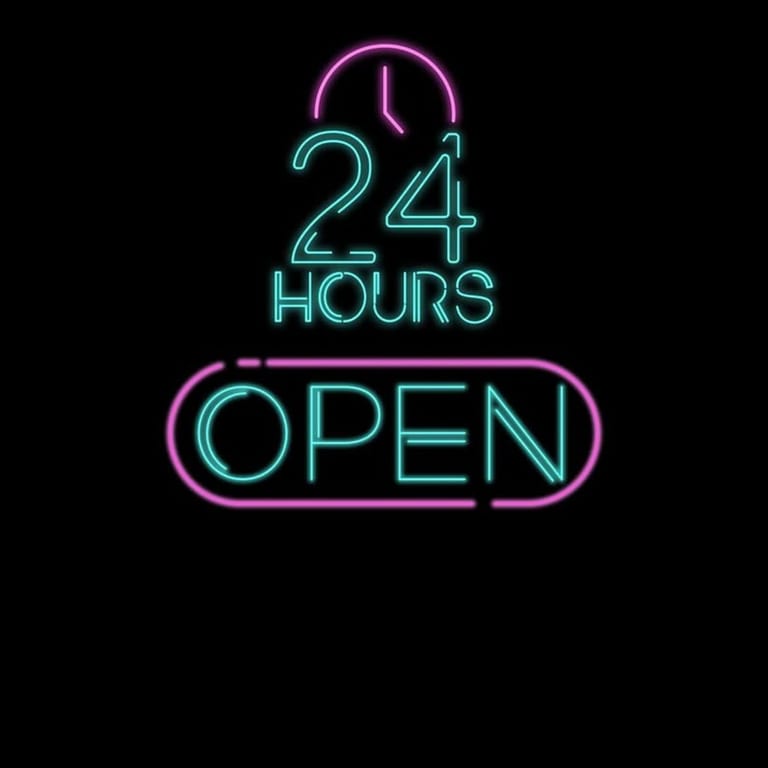 24-Hour Convenience