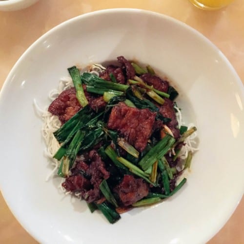 Mongolian Stir-Fry Dinner.