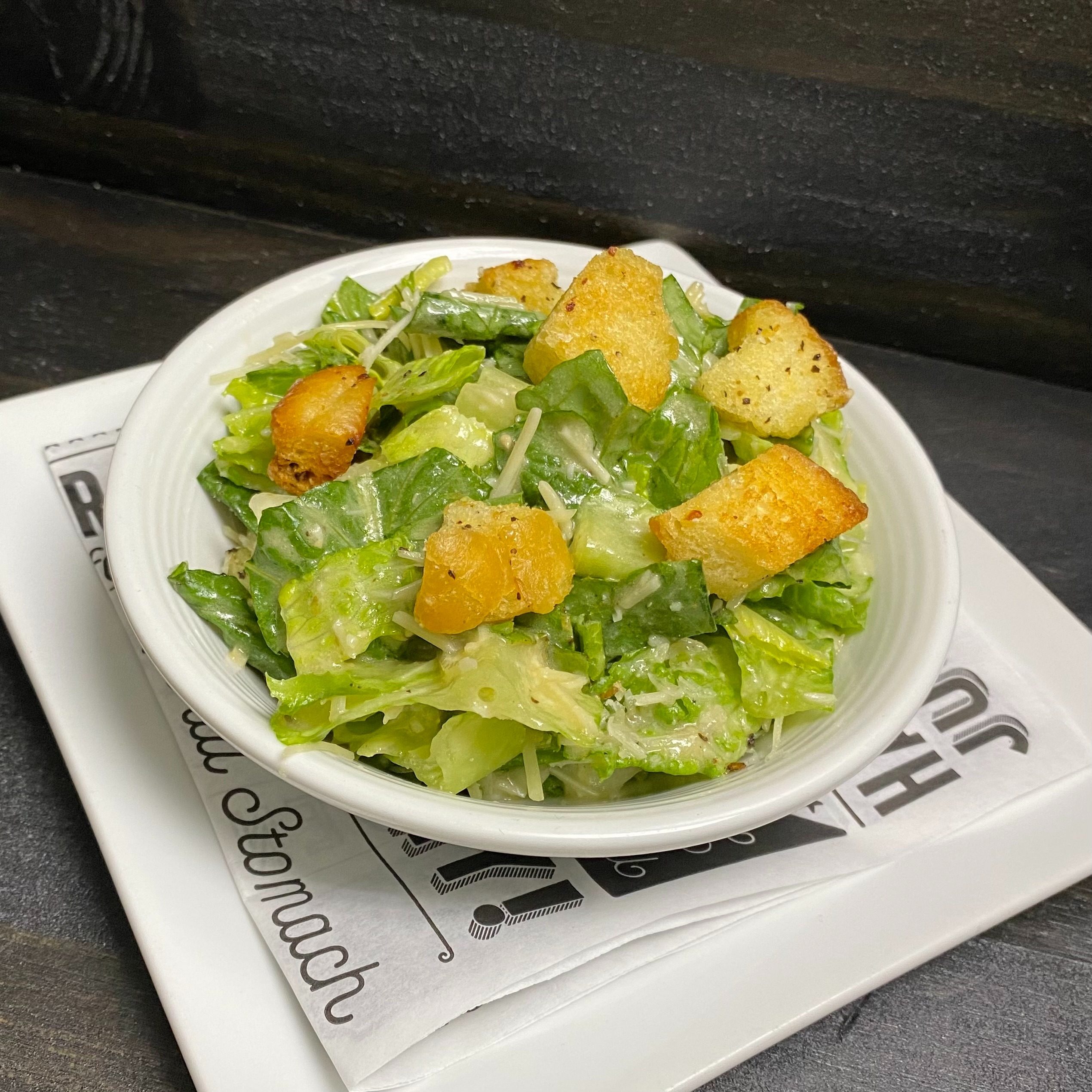 Caesar side salad.
