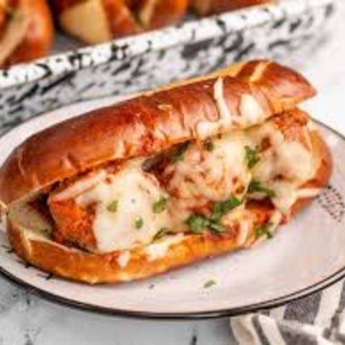 Meatball Parm Sub.
