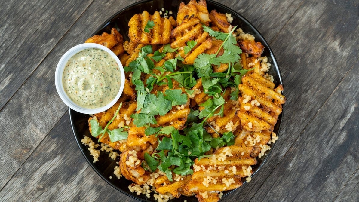 Garlic & Masala Fries.