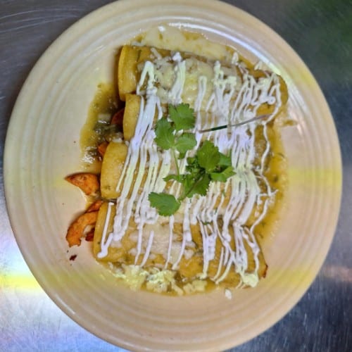 Enchiladas Suizas.