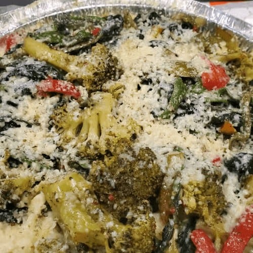 Vegetable Alfredo.
