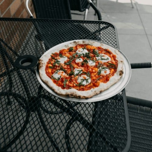 Gluten Free Pizza Margherita.