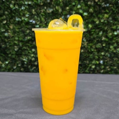 Mango Milk Tea.