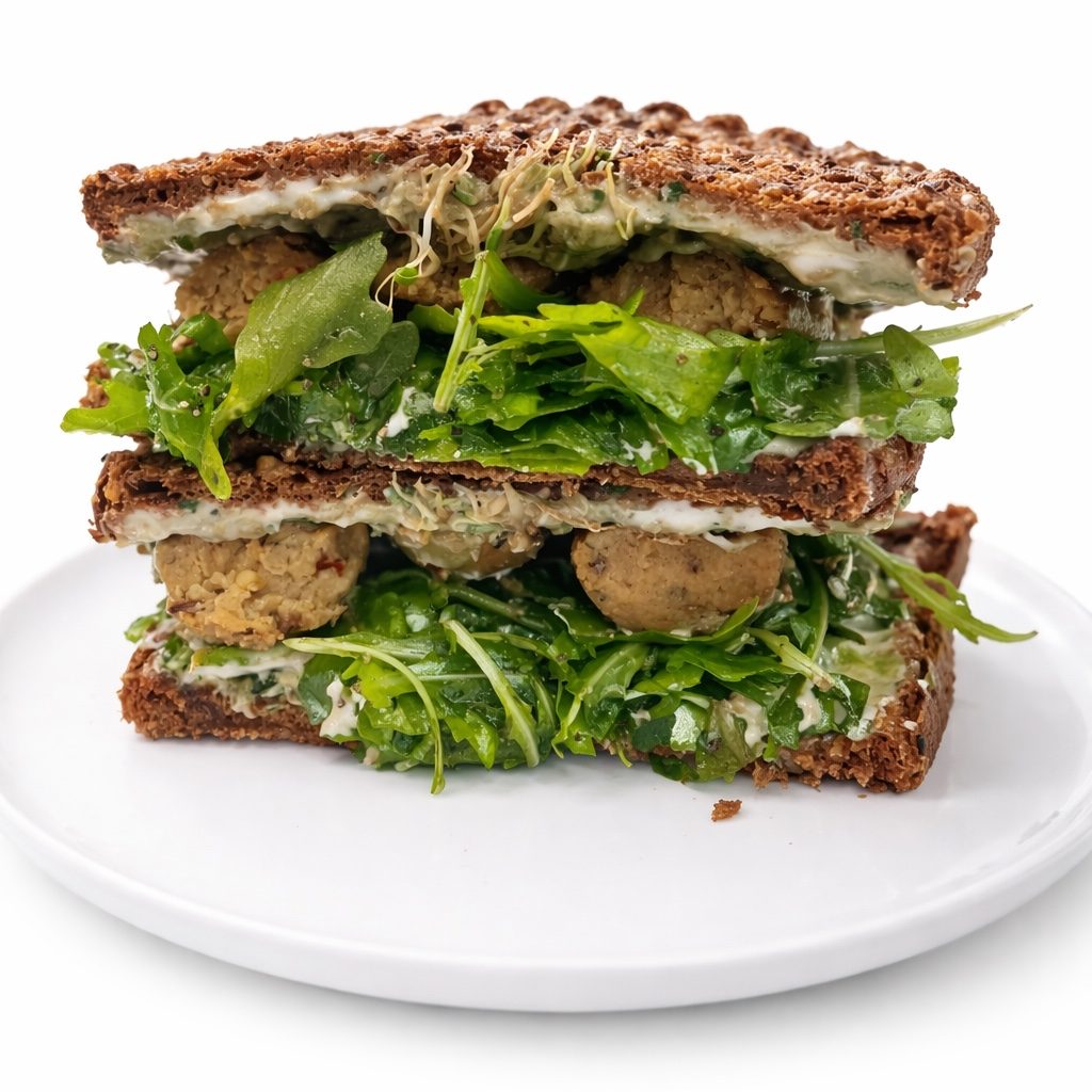 Sausage Toast Sandwich.