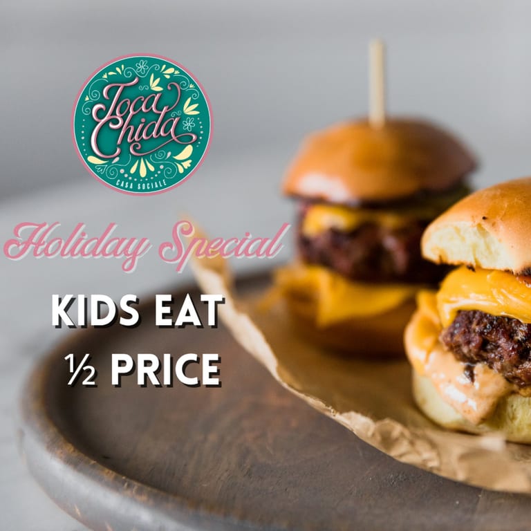Kids Eat 1/2 Priced
