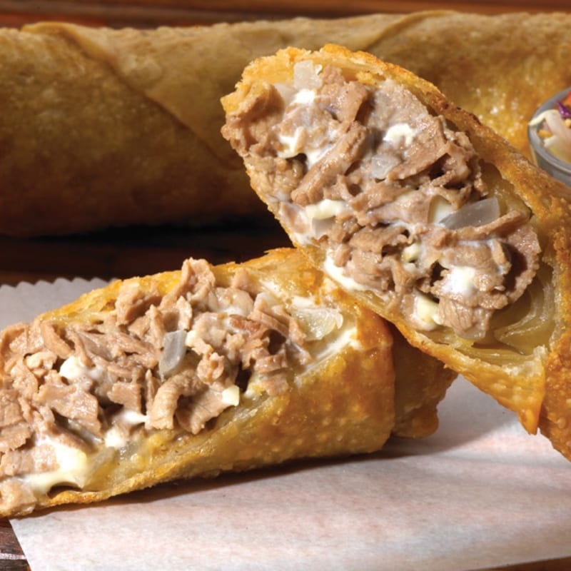 Cheesesteak Eggrolls.