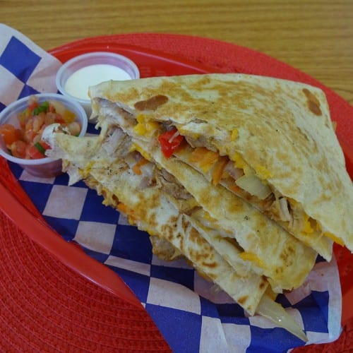 Steak Quesadilla.