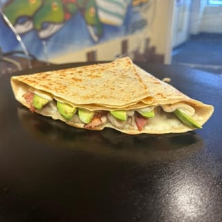 Chicken, Bacon and Avocado Crepe
