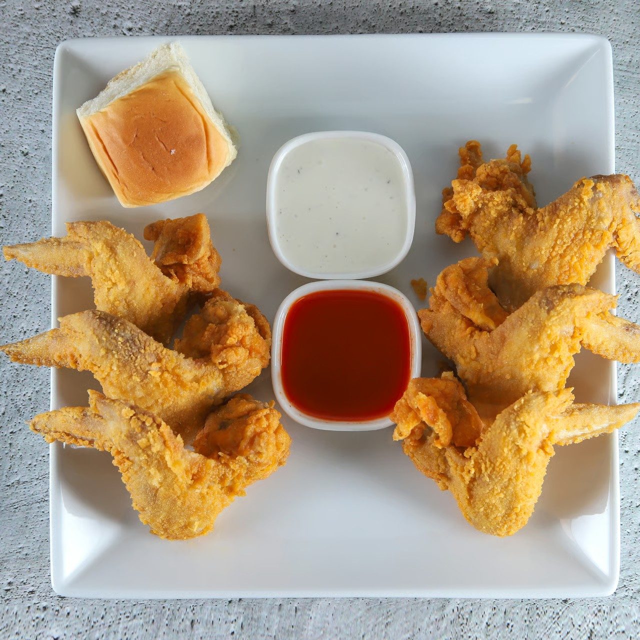 3 Piece whole chicken wings.