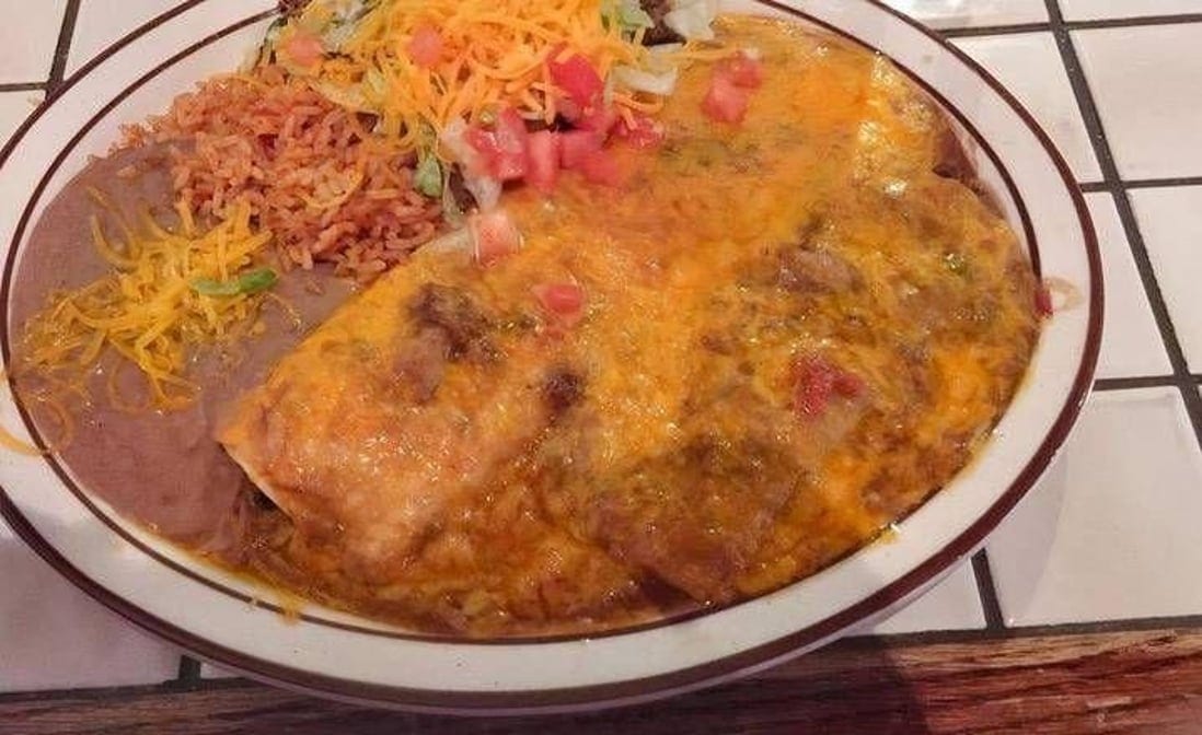 C-12 Beef Enchilada, Beef Burrito, Beef Taco.