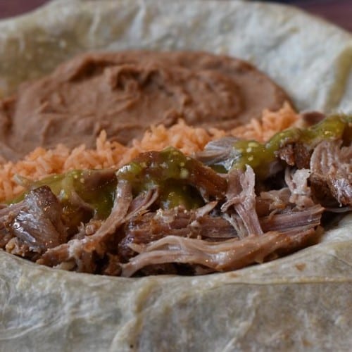 Carnitas Burrito.