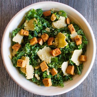 Kale & Romaine Caesar Salad
