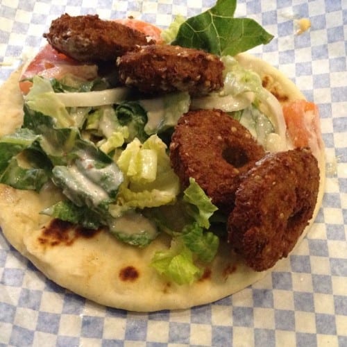 Falafel Wrap Combo.