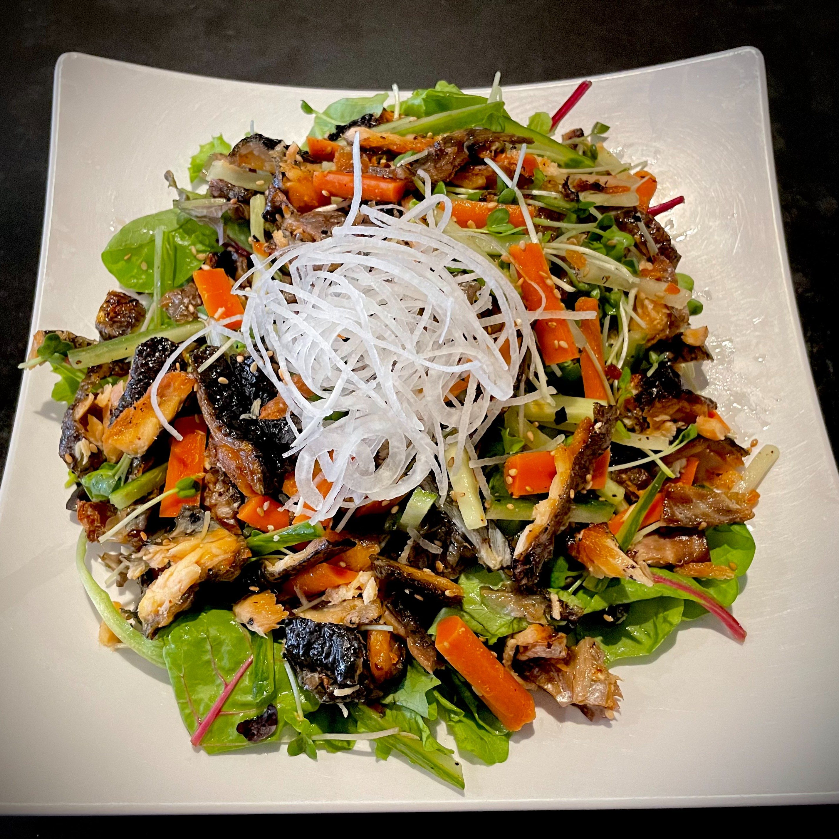 49. Salmon Skin Salad.